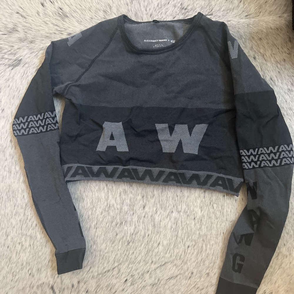 AlexanderWang x H&M long sleeve crop top